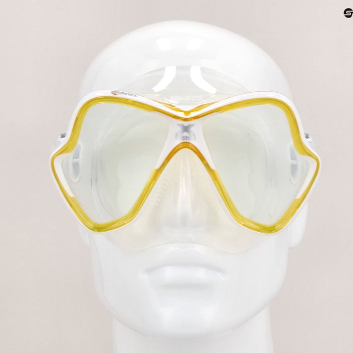 Maschera subacquea Mares X-Vision trasparente/gialla 8