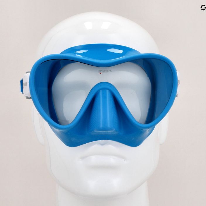 Maschera subacquea Mares blu tropicale 8