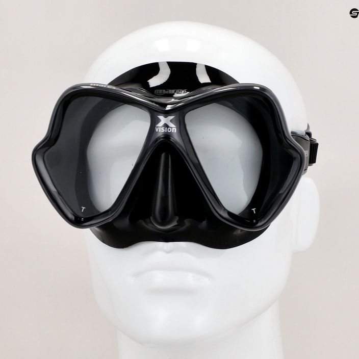 Mares X-Vision maschera subacquea nera 8