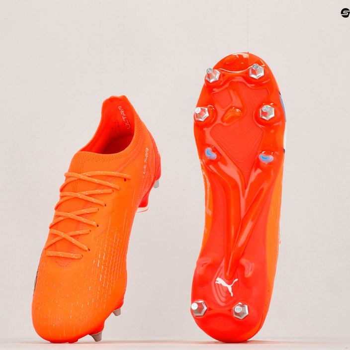 PUMA Ultra Ultimate MXSG scarpe da calcio uomo ultra arancione/puma bianco/blu glimmer 17