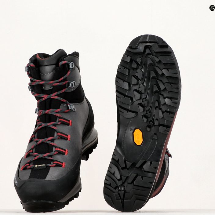 Scarponi da trekking da uomo La Sportiva Trango TRK Leather GTX carbon/chili 9