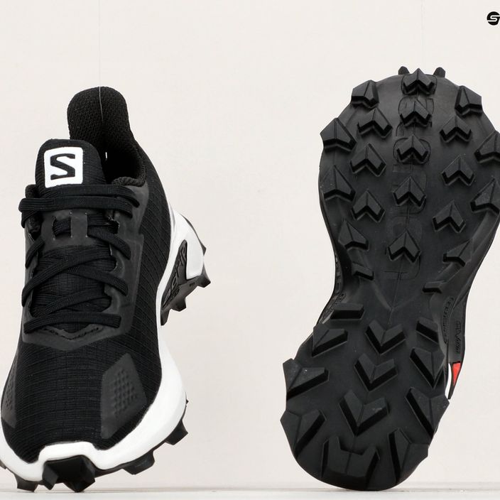 Salomon Alphacross Blast scarpe da corsa per bambini nero/bianco/nero 15