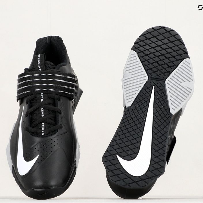 Scarpe da sollevamento pesi Nike Savaleos nero/grigio nebbia 17