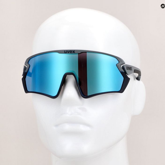 UVEX Sportstyle 231 2.0 rhino deep space mat/mirror blue occhiali da sole 11