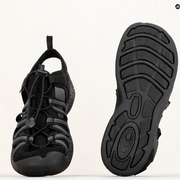 KEEN Drift Creek H2 sandali da trekking da uomo nero/nero 17