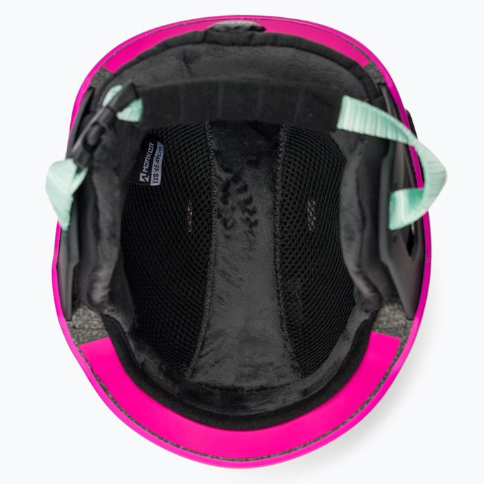 Casco da sci per bambini Marker Bino rosa con decalcomania acqua 5