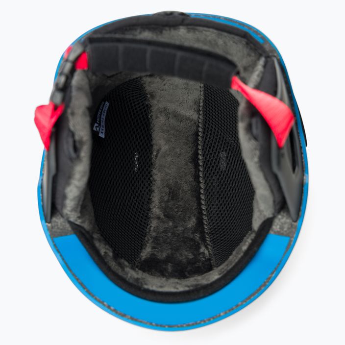 Casco da sci per bambini Marker Bino blu con decalcomania acqua 5