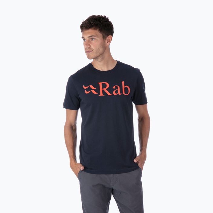 Maglietta da uomo Rab Stance Logo beluga 2
