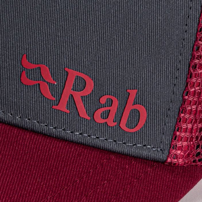 Cappello da baseball in acciaio con logo Rab Trucker 5