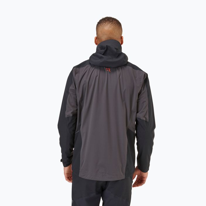 Rab Kinetic Alpine 2.0 giacca da pioggia da uomo antracite 2