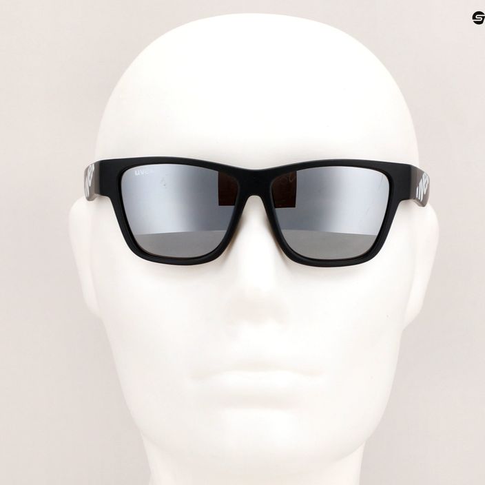 UVEX occhiali da sole per bambini Sportstyle 508 nero opaco/litemirror argento 11
