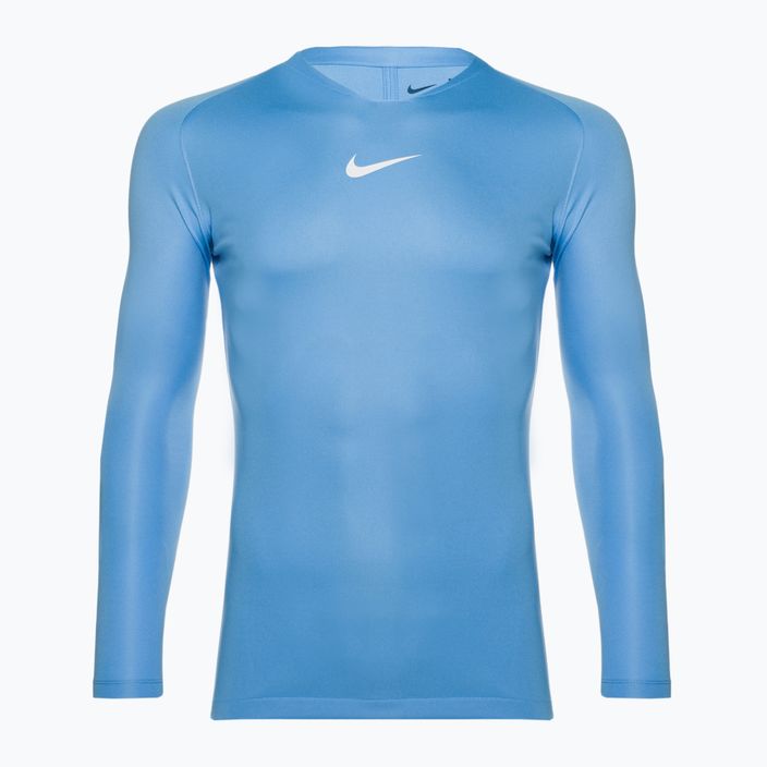 Uomo Nike Dri-FIT Park First Layer LS manica lunga termica blu università/bianco