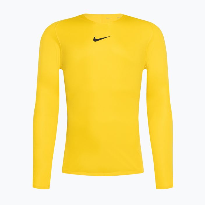 Longsleeve termoattivo da uomo Nike Dri-FIT Park First Layer tour yellow/black