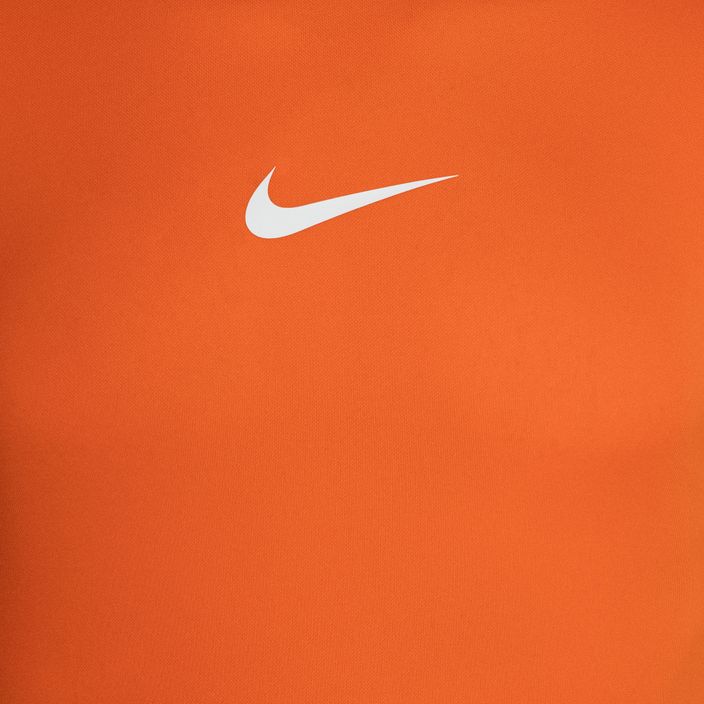 Uomo Nike Dri-FIT Park First Layer LS manica lunga termica arancione di sicurezza/bianco 3