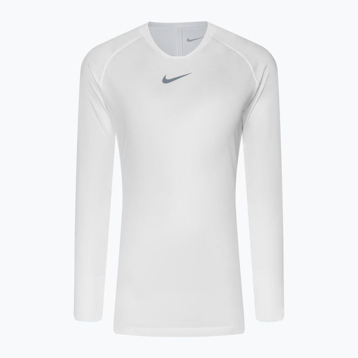 Donna Nike Dri-FIT Park First Layer manica lunga termica bianco/grigio freddo