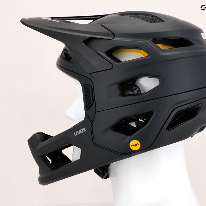 UVEX casco da bici Revolt MIPS nero 14