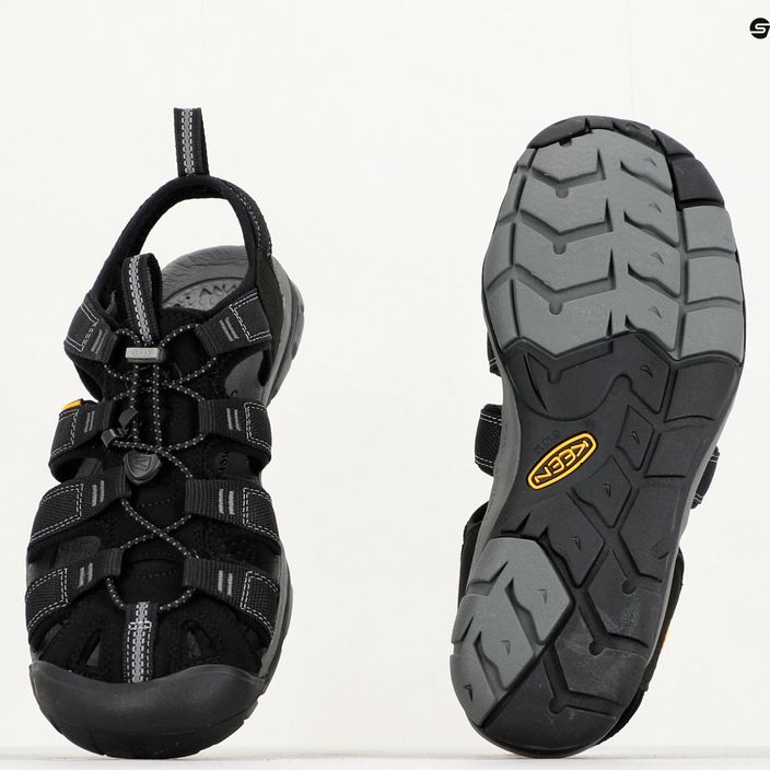 KEEN Clearwater CNX sandali da trekking da uomo nero/gargoyle 17