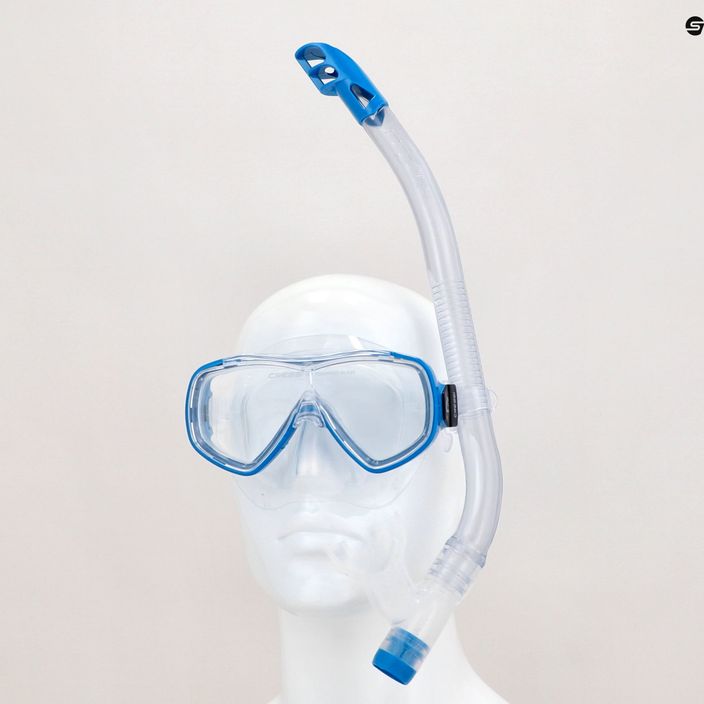 Kit snorkeling per bambini Cressi Ondina + Top trasparente/blu 13