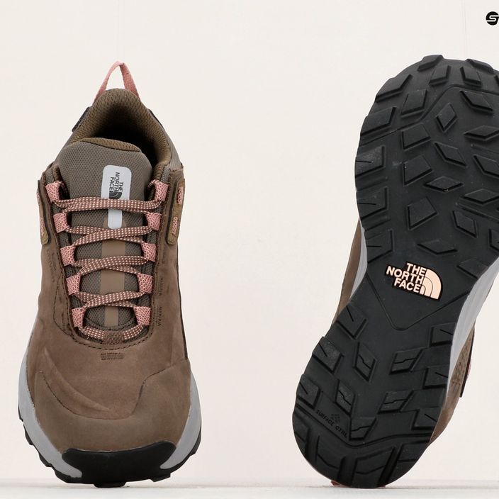 The North Face Cragstone Leather WP, scarpe da trekking da donna, marrone bipartito/grigio scuro 17