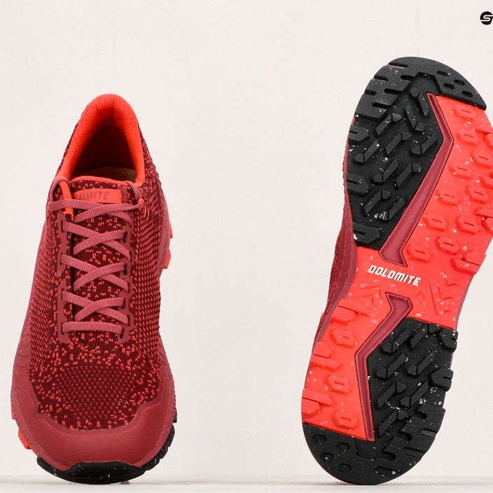 Dolomite scarpe da trekking da donna Carezza rosso bordeaux/rosso 13