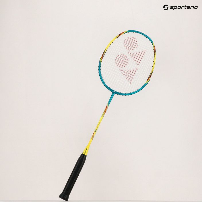 Racchetta da badminton YONEX Nanoflare E13 turchese/giallo 8