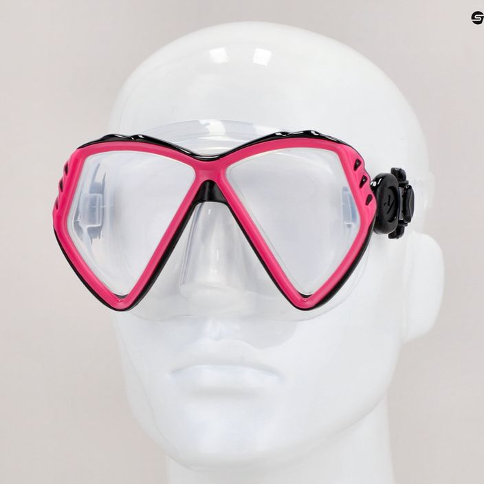 Aqualung Cub trasparente/rosa maschera snorkeling junior 8