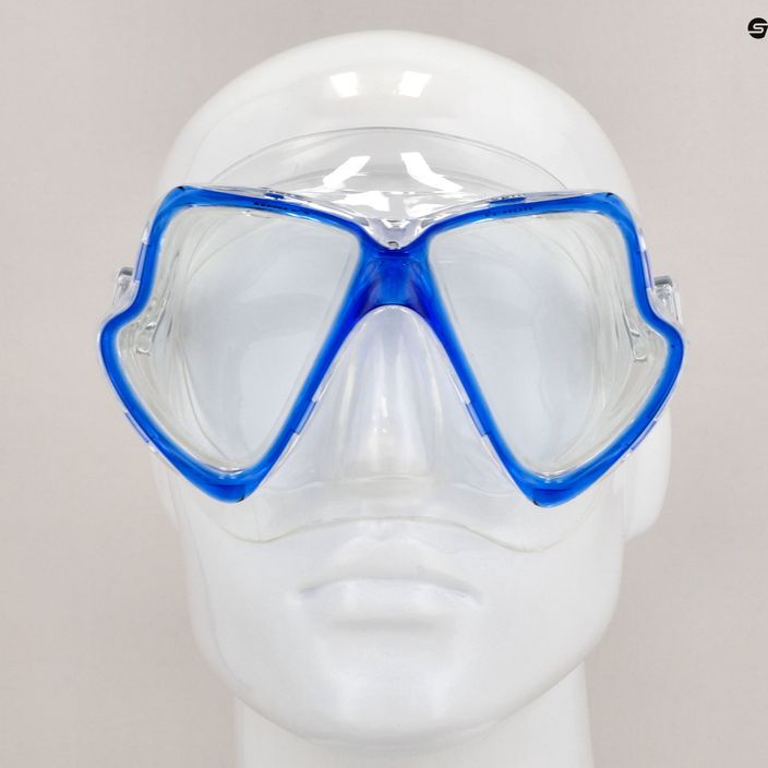 Maschera da snorkeling Mares Zephir blu/chiaro 3