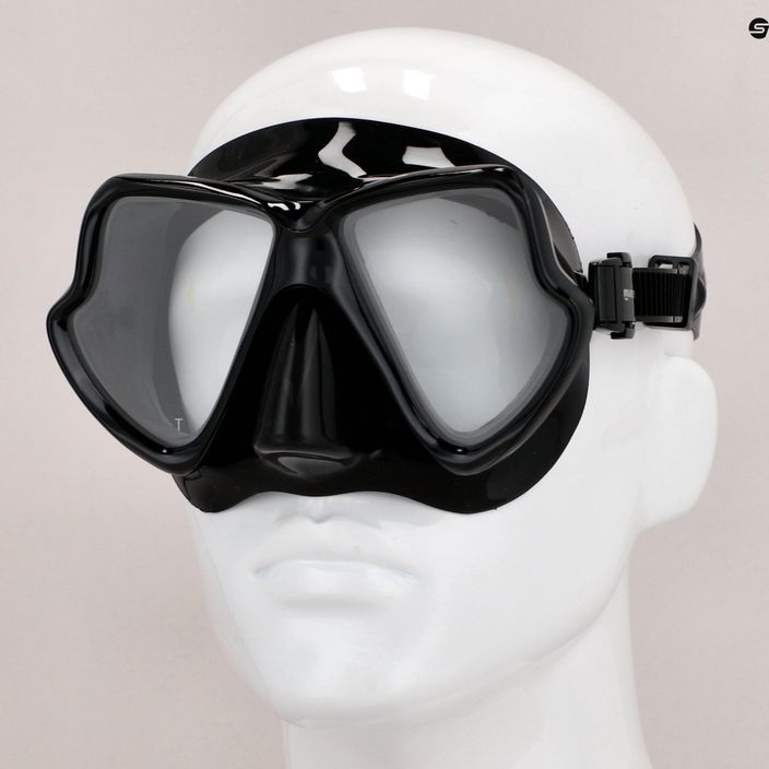 Maschera da snorkeling Mares Wahoo nera 8