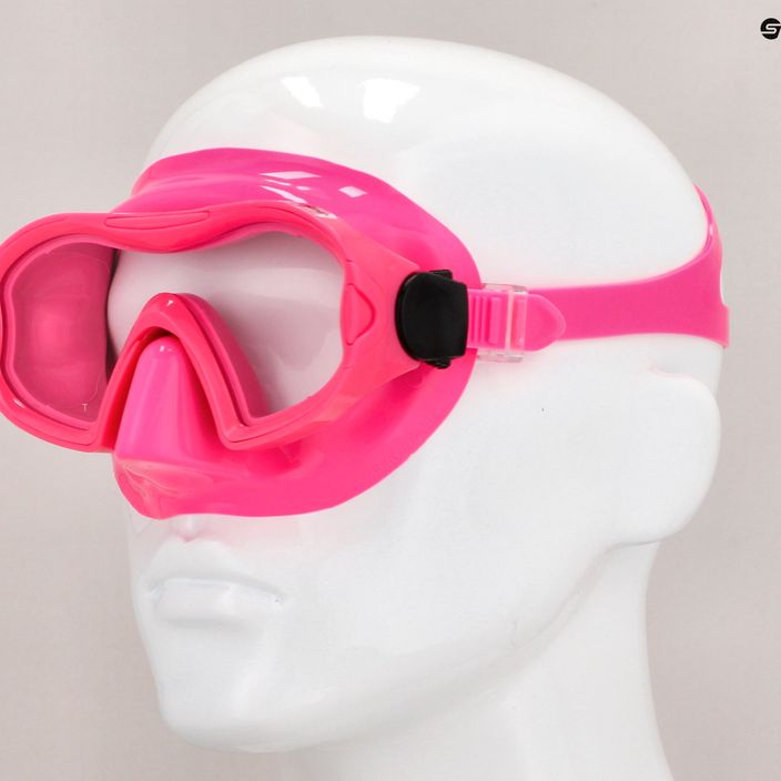 Maschera subacquea Mares Blenny rosa per bambini 8