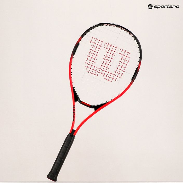 Racchetta da tennis Wilson Pro Staff Precision 25 rosso/nero per bambini WR117910H 17