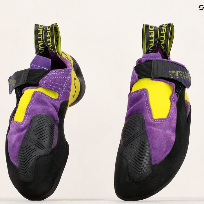 Scarpa da arrampicata La Sportiva da uomo Python purple/lime punch 18