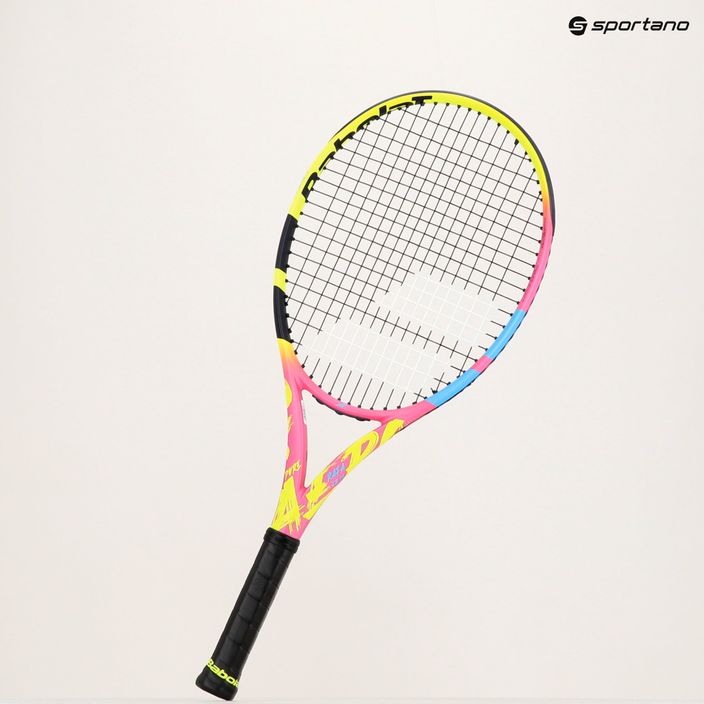 Racchetta da tennis Babolat Pure Aero Rafa Jr 26 2gen giallo/rosa/blu per bambini 9