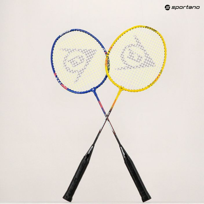 Dunlop Nitro-Star SSX 1.0 blu/giallo set da badminton 13015319 8
