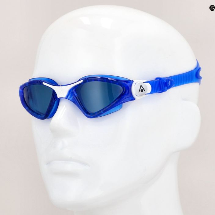 Occhialini da nuoto Aquasphere Kayenne blu/bianco/scuro per bambini EP3014009LD 7