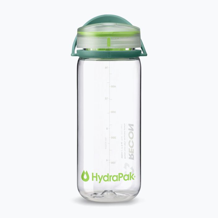 HydraPak Recon 500 ml bottiglia da viaggio chiara/verde lime