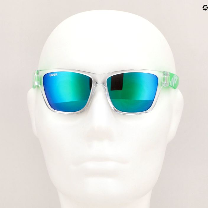 UVEX occhiali da sole per bambini Sportstyle 508 verde chiaro/verde specchio 7