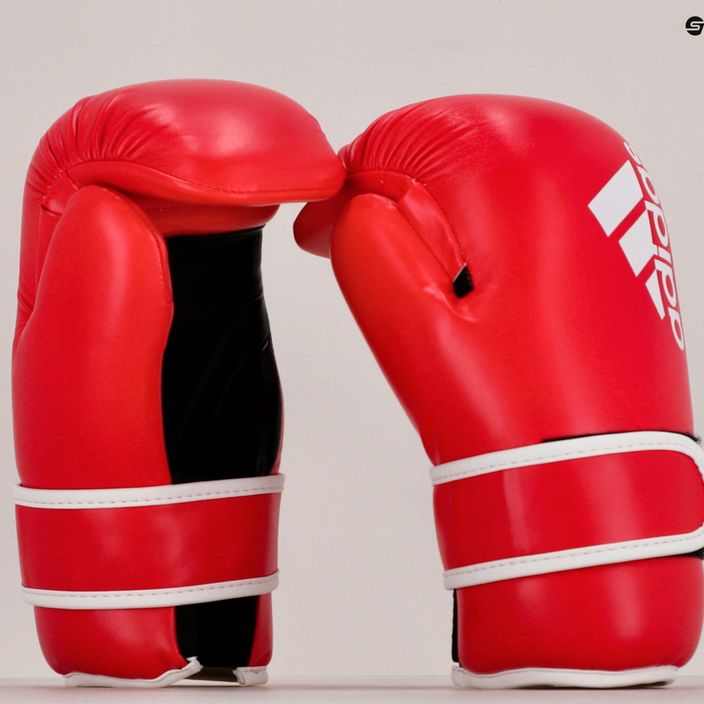 Guantoni da boxe adidas Point Fight Adikbpf100 rosso e bianco ADIKBPF100 15