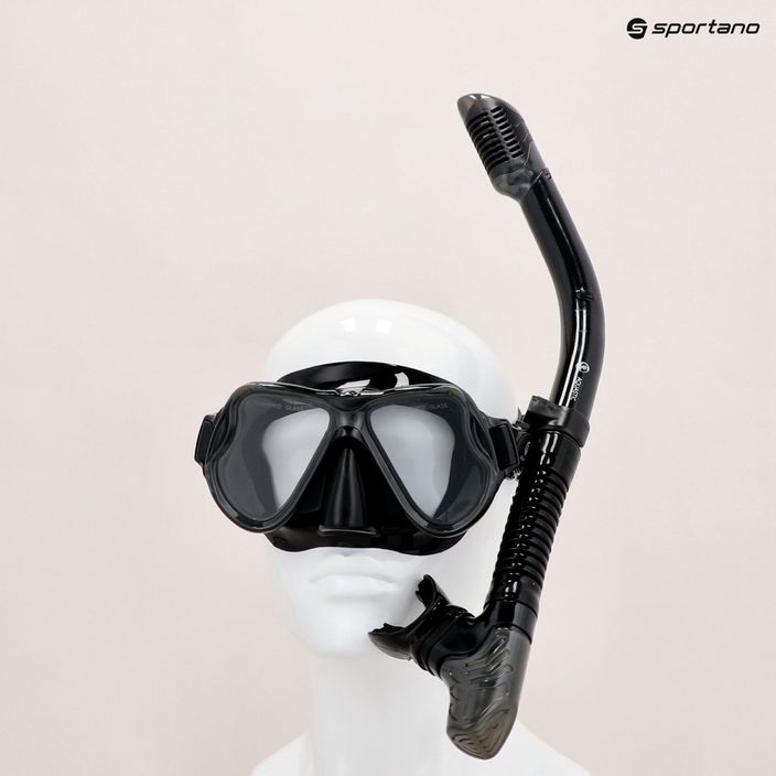 Kit snorkeling AQUASTIC MSFA-01SC nero 22
