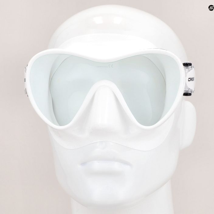 Maschera subacquea Cressi F1 bianca 8