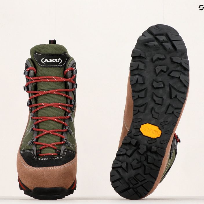 AKU Trekker Lite III GTX, scarponi da trekking da uomo verde/beige 13