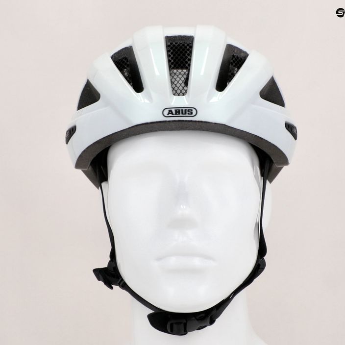 ABUS casco da bicicletta Macator bianco perla 11