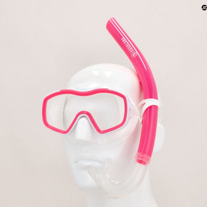 Aqualung Raccon Combo kit snorkeling per bambini bianco/rosa 12