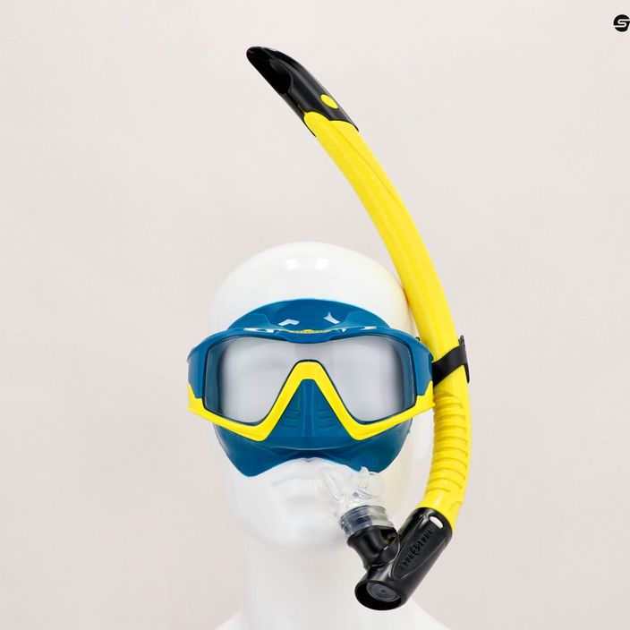 Set da snorkeling Aqualung Vita Combo giallo/benzina 12