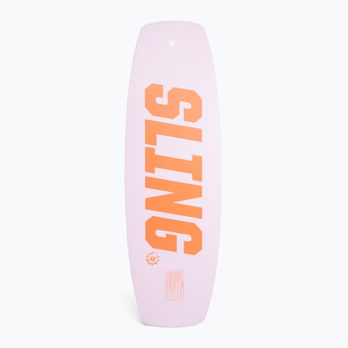 Slingshot Copycat wakeboard bianco/rosa/arancione 4