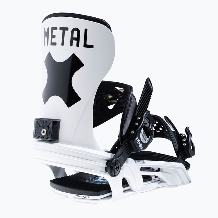 Attacchi da snowboard Bent Metal Axtion nero/bianco 6