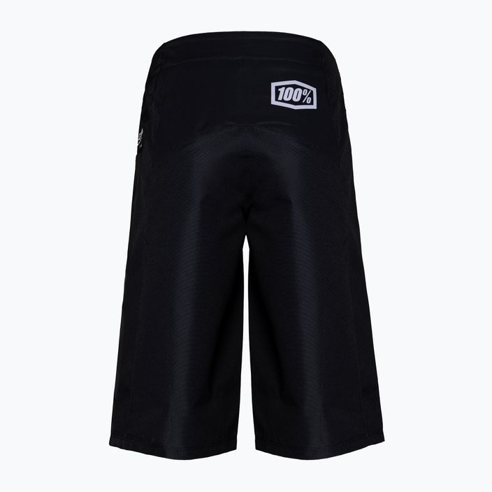Pantaloncini da ciclismo da uomo 100% R-Core nero 2