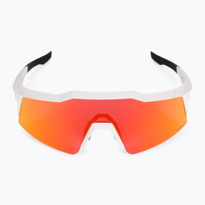 100% Speedcraft Sl Multilayer Mirror Lens soft tact off white/hiper red occhiali da sole 3