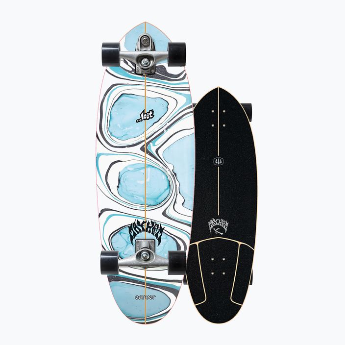 Surfskate skateboard Carver Lost C7 Raw 32" Quiver Killer 2021 Complete blu e bianco L1013011107 8