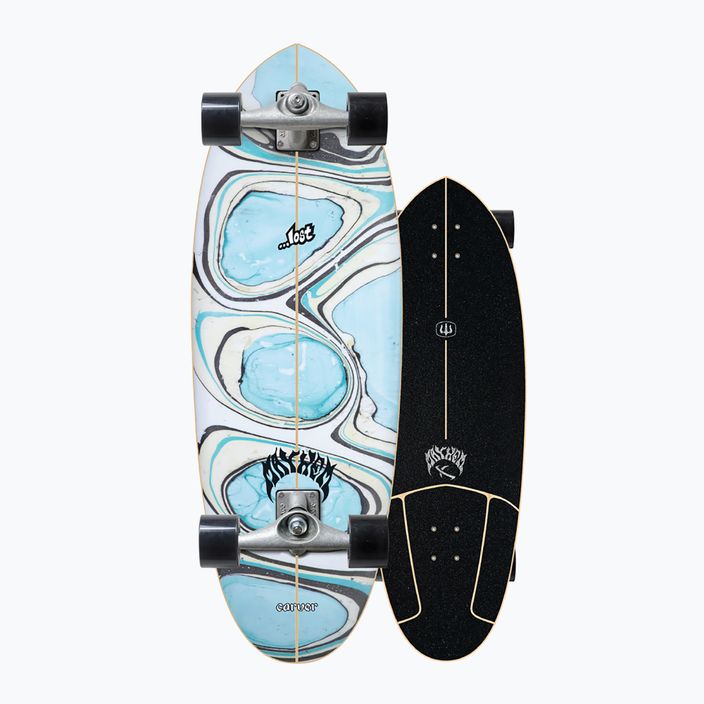 Surfskate skateboard Carver Lost CX Raw 32" Quiver Killer 2021 Complete blu e bianco L1012011107 8