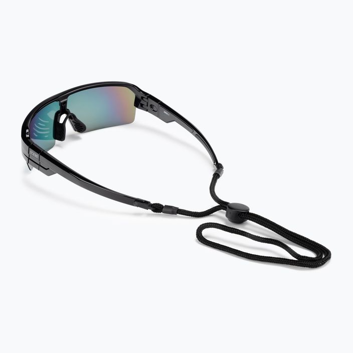 Occhiali da sole Ocean Sunglasses Race nero lucido/rosso revo 2